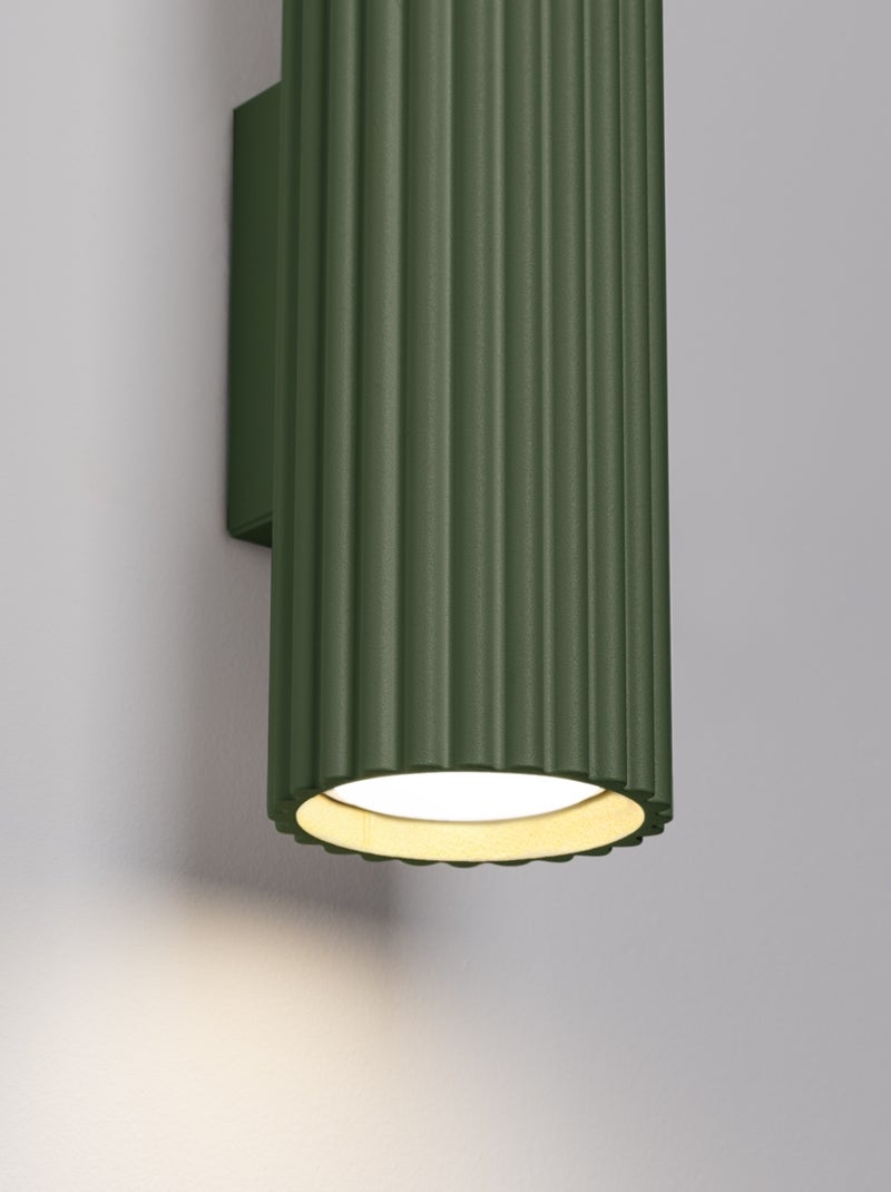 Applique Aluminium Vert Olive GU10 2 Karbon 30 Vert olive - Kiabi