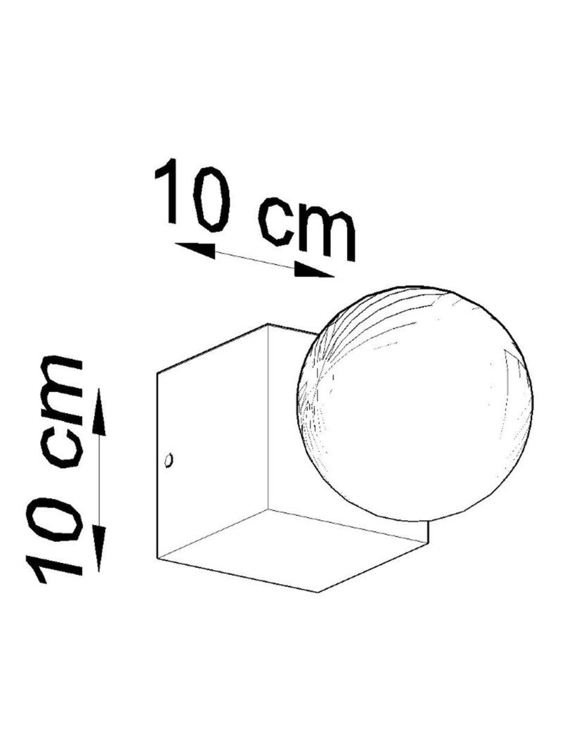 Applique Béton Gris E27 1 Ariz Gris - Kiabi
