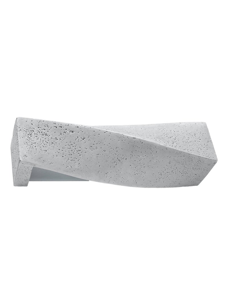 Applique Béton Gris E27 2 Sigma Gris - Kiabi