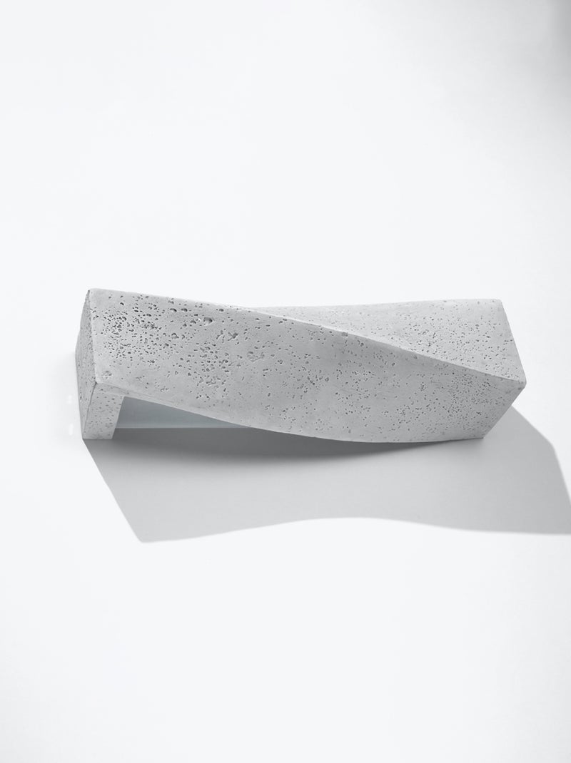 Applique Béton Gris E27 2 Sigma Gris - Kiabi