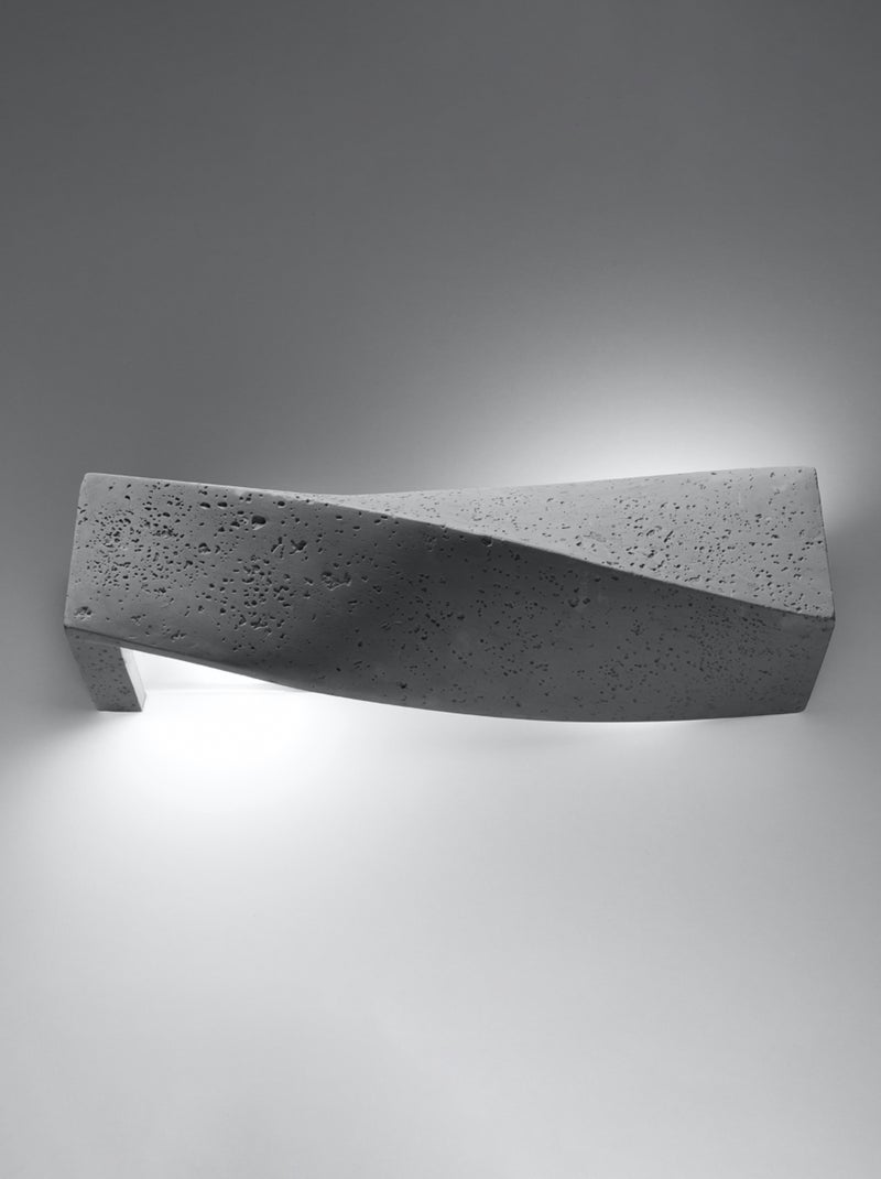 Applique Béton Gris E27 2 Sigma Gris - Kiabi