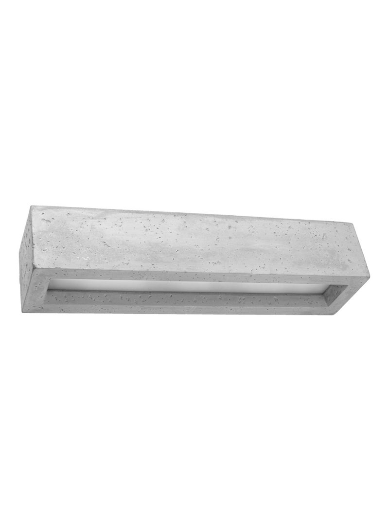 Applique Béton Gris E27 2 Vega Gris - Kiabi