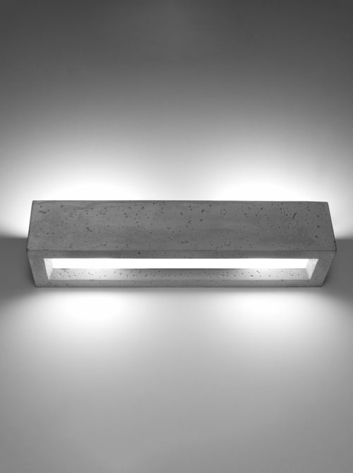 Applique Béton Gris E27 2 Vega - Kiabi