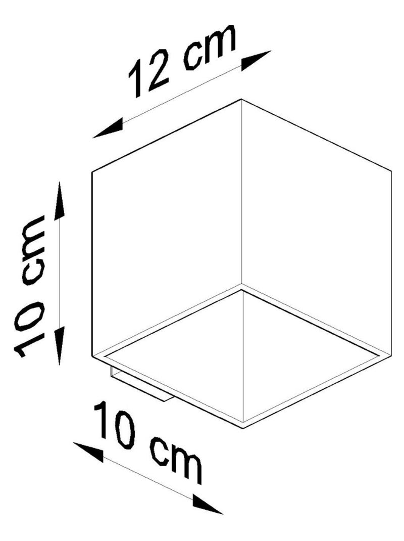 Applique Béton Gris G9 1 Quad Gris - Kiabi