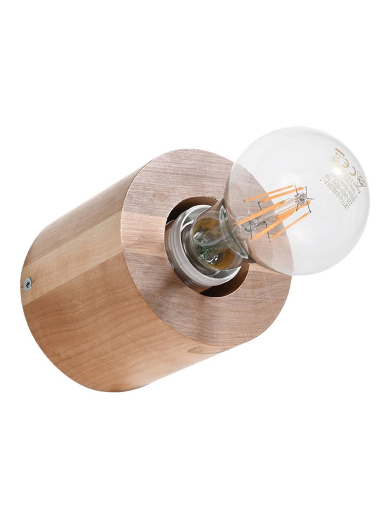 Applique Bois Bois Naturel E27 1 Salgado Marron - Kiabi