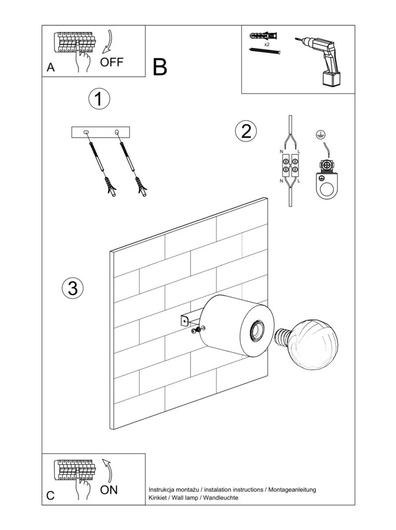 Applique Bois Bois Naturel E27 1 Salgado Marron - Kiabi