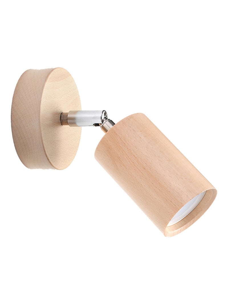 Applique Bois Bois Naturel GU10 1 Berg Marron - Kiabi