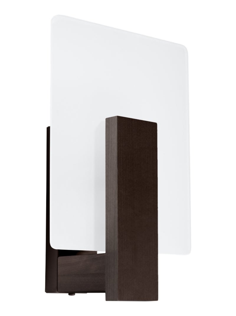 Applique Bois Wengé E14 1 Lappo Marron - Kiabi