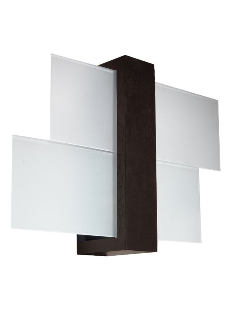 Applique Bois Wengé E27 1 Feniks Marron - Kiabi