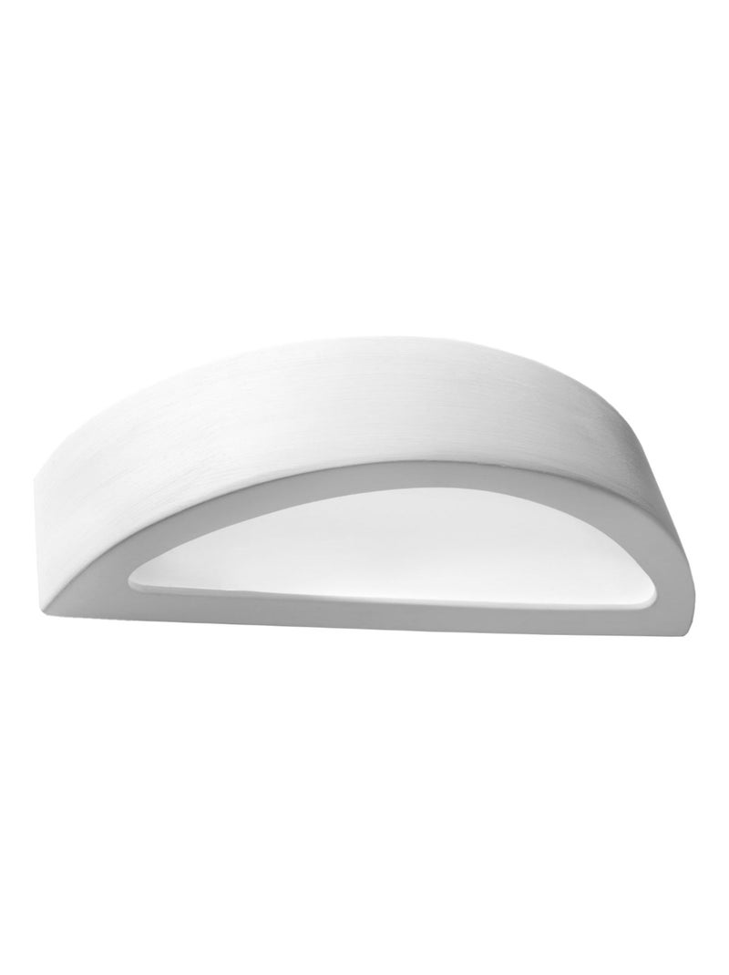 Applique Céramique Blanc E27 1 Atena Blanc - Kiabi