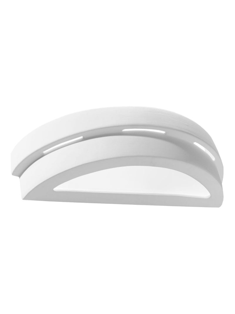 Applique Céramique Blanc E27 1 Helios Blanc - Kiabi