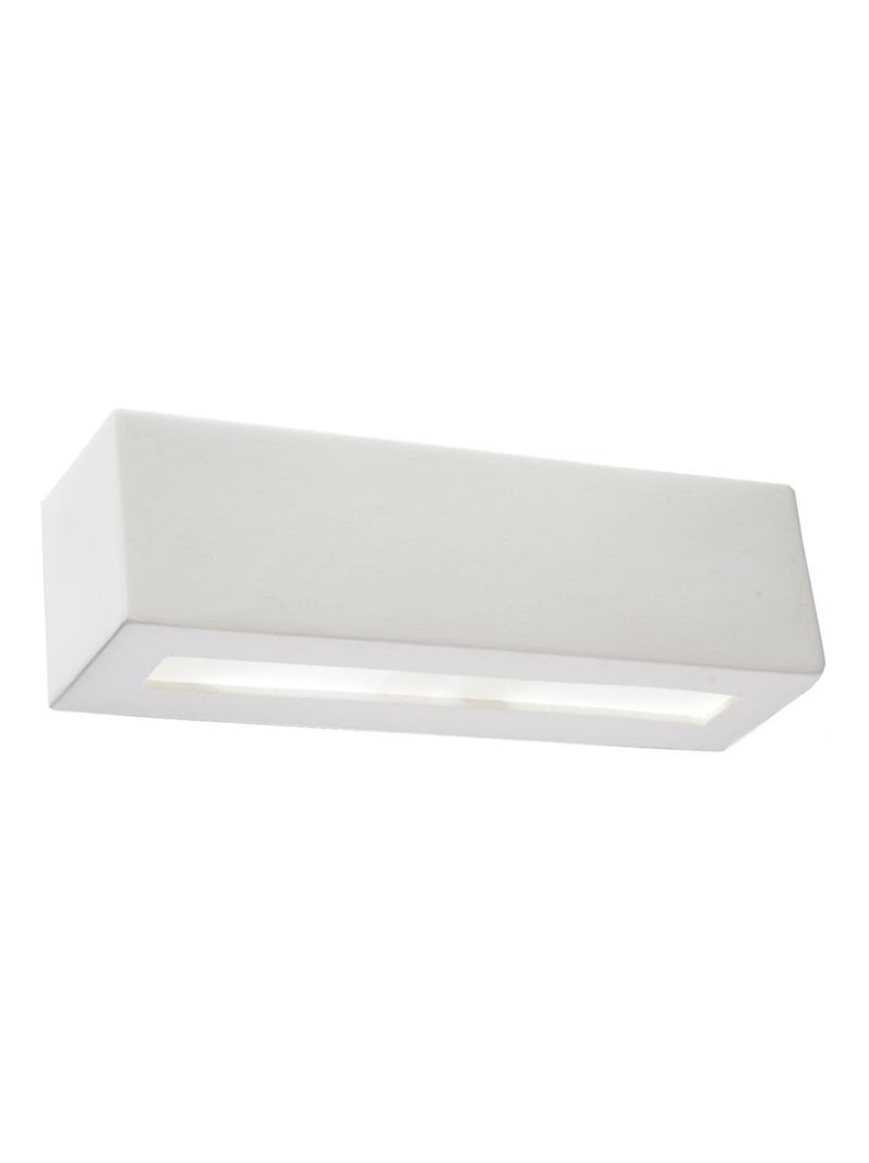 Applique Céramique Blanc E27 1 Vega Blanc - Kiabi