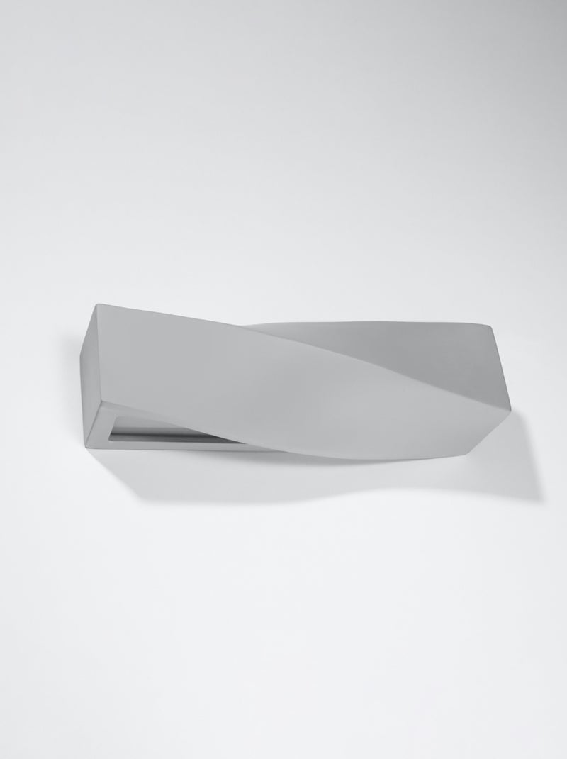 Applique Céramique Gris E27 1 Sigma Gris - Kiabi