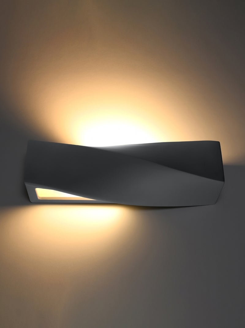 Applique Céramique Gris E27 1 Sigma Gris - Kiabi