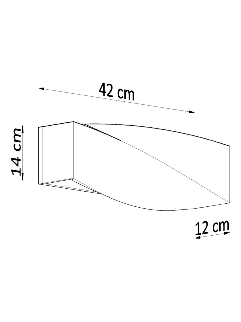 Applique Céramique Gris E27 1 Sigma Gris - Kiabi