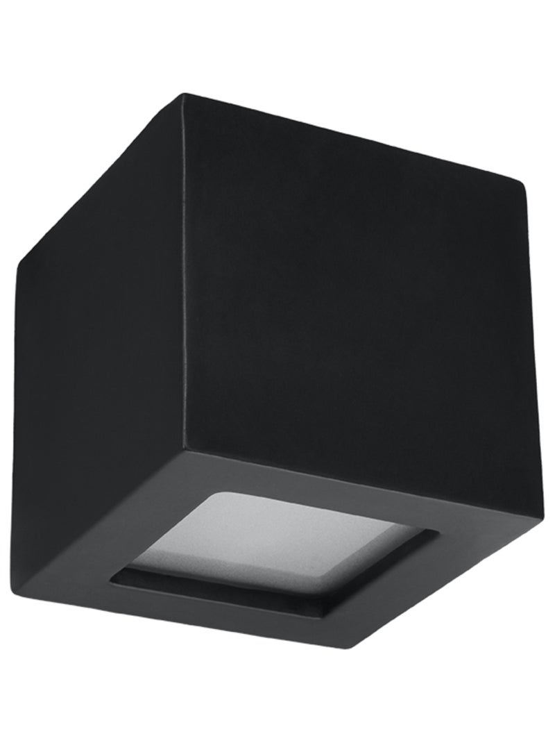 Applique Céramique Noir E27 1 Leo Noir - Kiabi