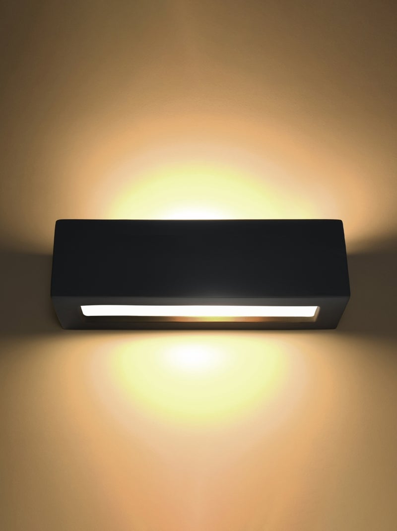 Applique Céramique Noir E27 1 Vega Noir - Kiabi