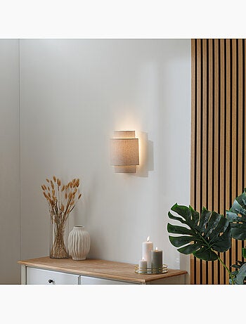 Applique lin naturel NAHEL