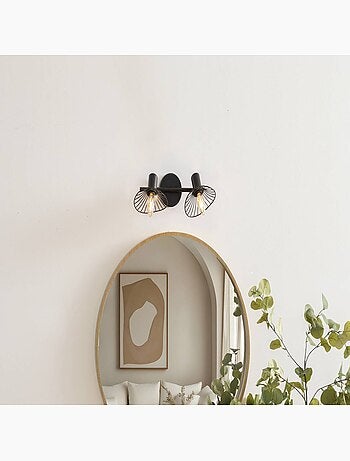 Applique murale 2 spots orientables métal ADELIA