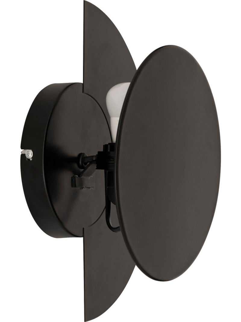 Applique murale acier réversible MYSTI Noir - Kiabi