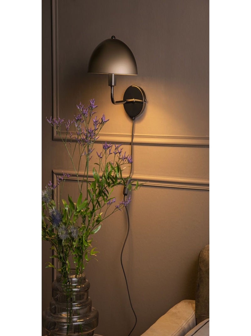 Applique murale design champignon en métal BONNET Gris - Kiabi