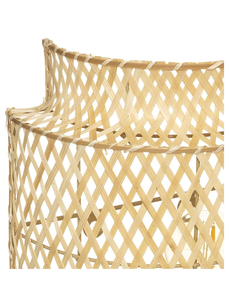 Applique murale en Bambou tressé Beige - Kiabi
