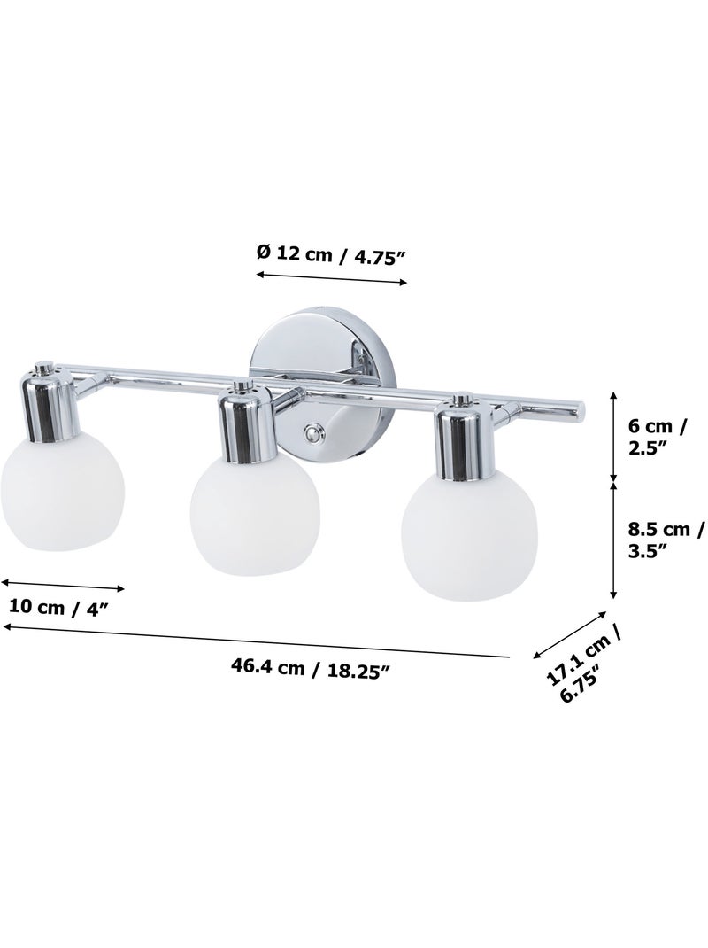 Applique murale en métal, 15cm Gris - Kiabi