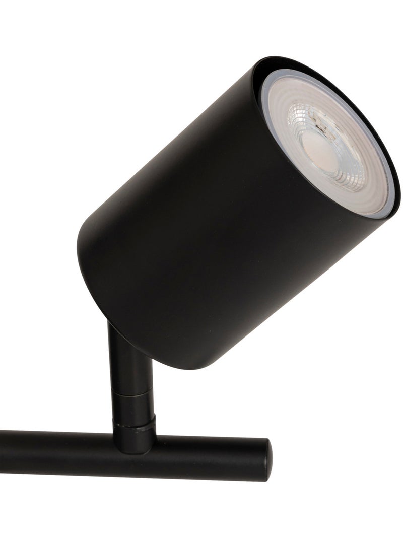 Applique murale métal 2 spots orientables VICO Noir - Kiabi