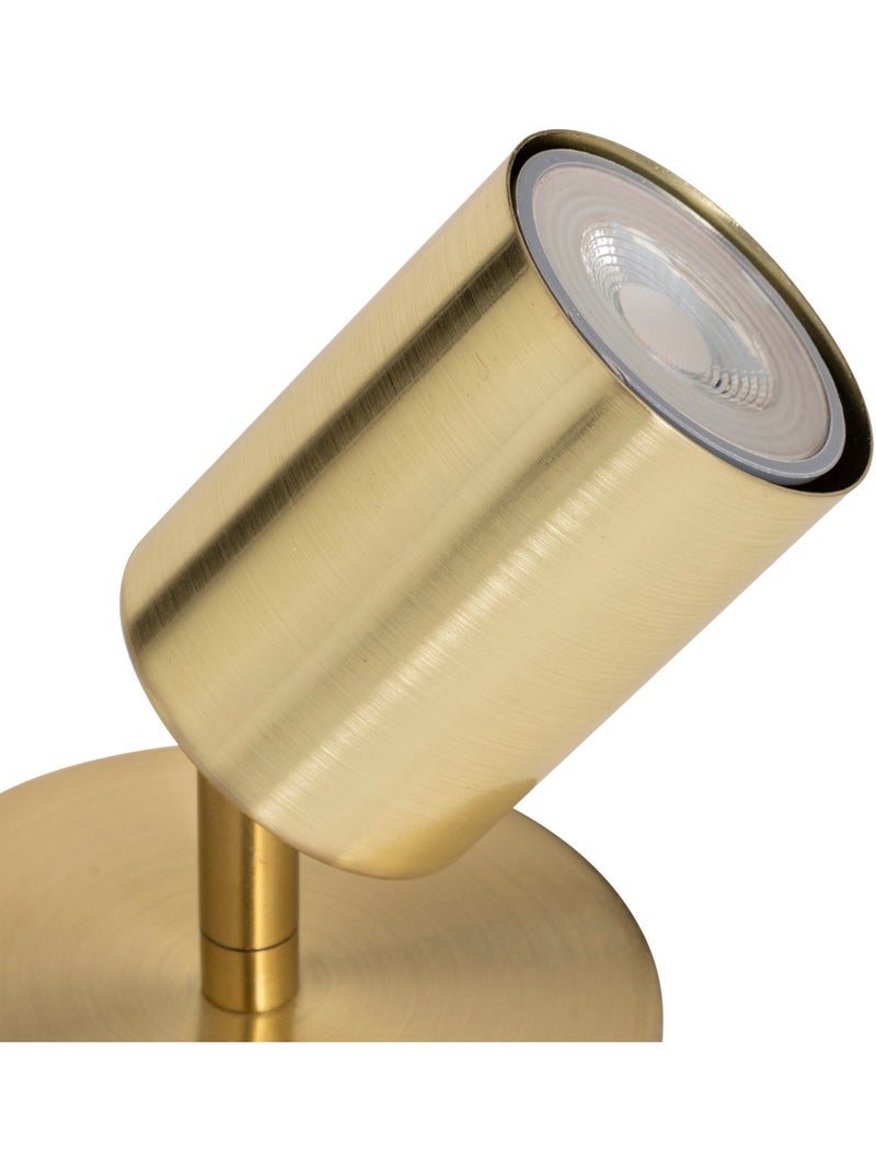 Applique murale métal spot orientable VICO Doré - Kiabi