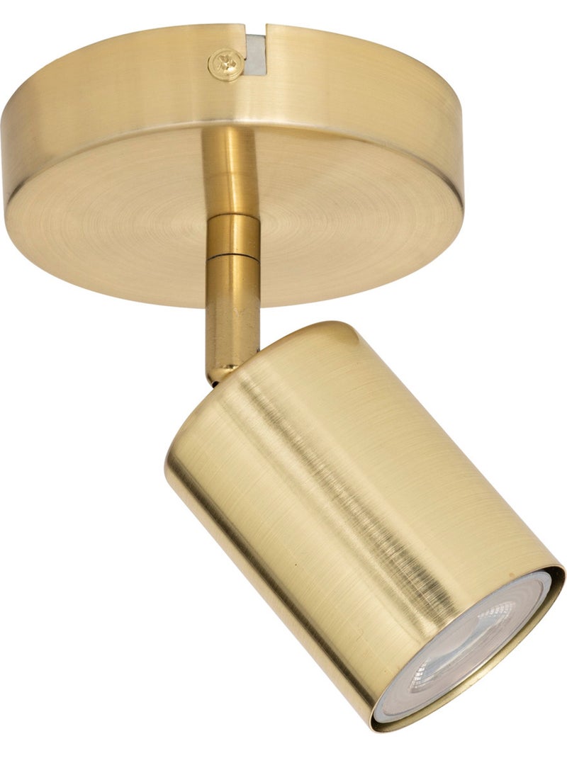 Applique murale métal spot orientable VICO Doré - Kiabi