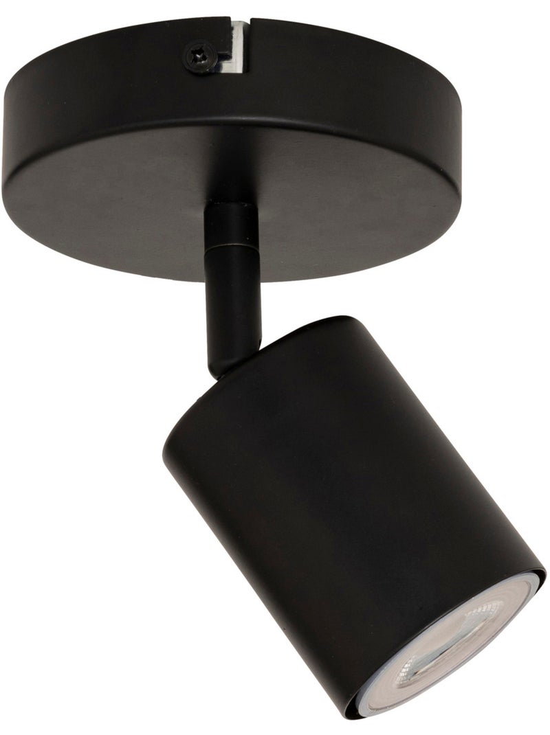 Applique murale métal spot orientable VICO Noir - Kiabi