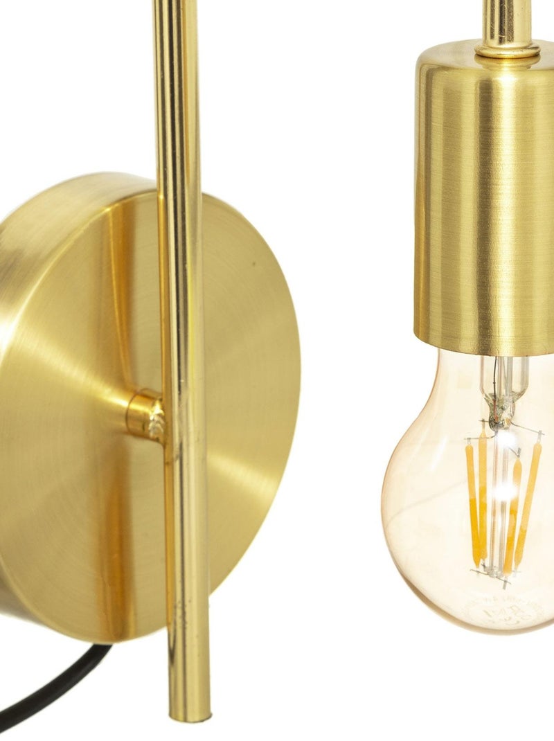 Applique murale moderne en métal Doré/or - Kiabi