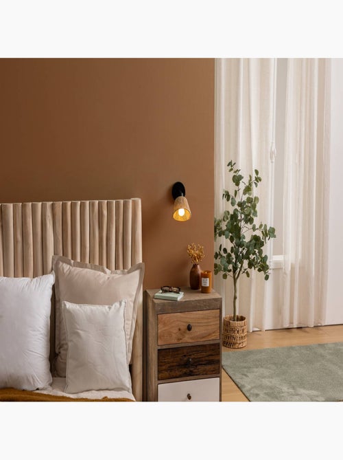 Applique murale spot orientable corde tressée MYHA - Kiabi Applique murale spot orientable corde tressée MYHA - Kiabi