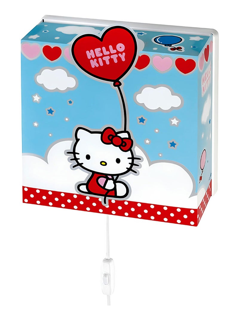Applique pvc carrée Hello Kitty Bleu - Kiabi