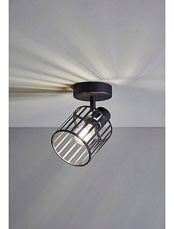 Applique spot métal Alma noir