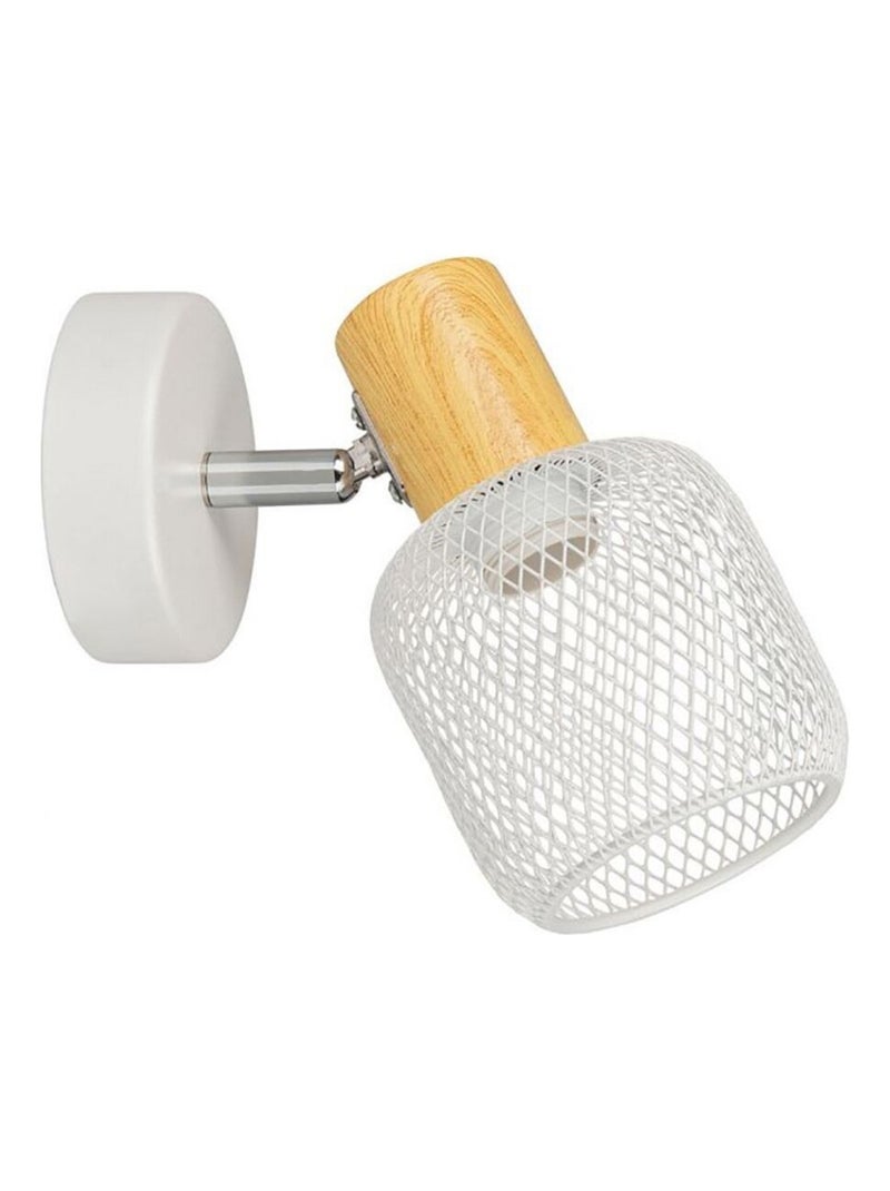 Applique spot orientable Atom blanc Blanc - Kiabi