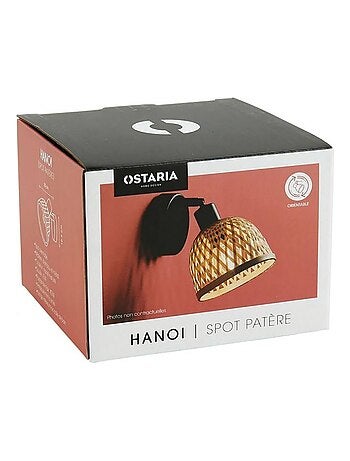 Applique spot orientable bambou Hanoi