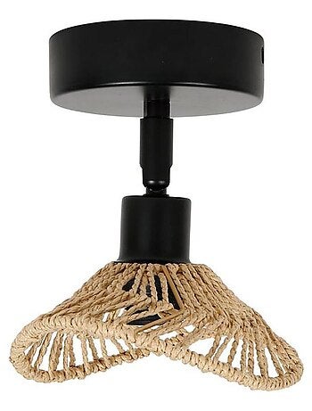 Applique spot orientable corde Ozana naturel
