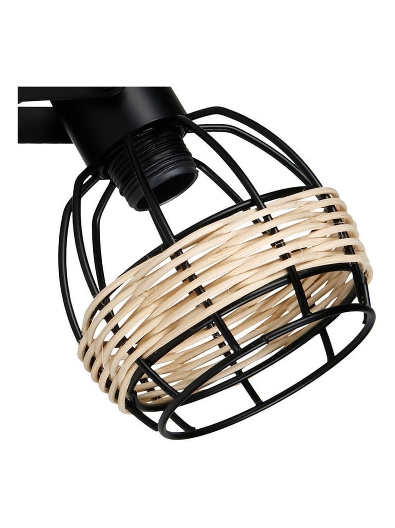 Applique spot orientable Cyrus Noir - Kiabi
