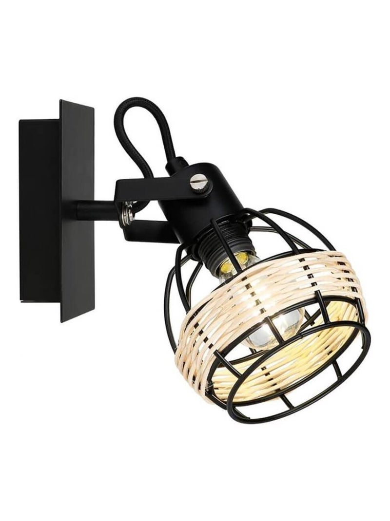 Applique spot orientable Cyrus Noir - Kiabi
