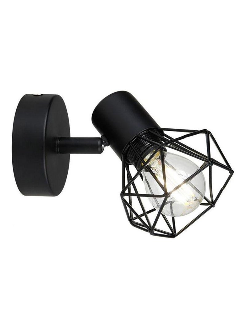 Applique spot orientable Diamont noir Noir - Kiabi
