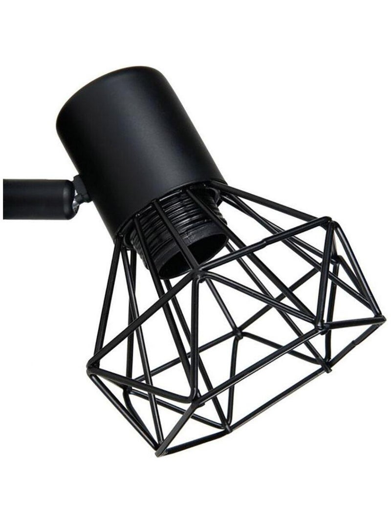 Applique spot orientable Diamont noir Noir - Kiabi
