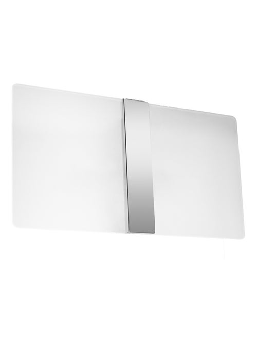 Applique Verre Blanc/Chromé G9 2 Azalia - Kiabi