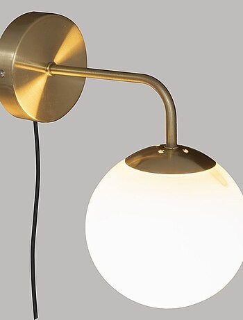 Applique verre Dris doré D15