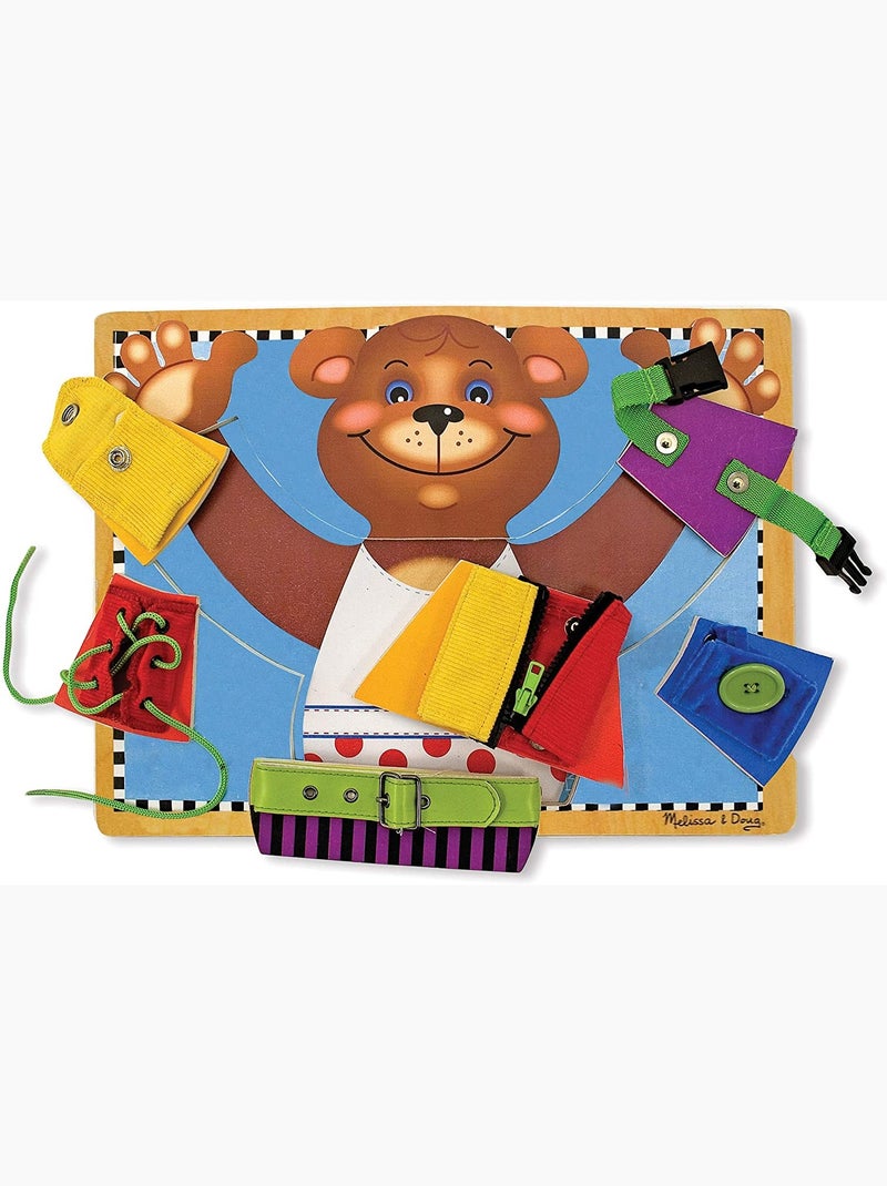 Apprendre, boutonner, lacer, fermer Bleu - Kiabi