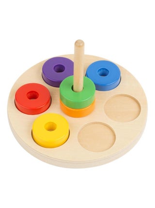 Apprendre Les Mathématiques - Empilez le disque - jeu Montessori