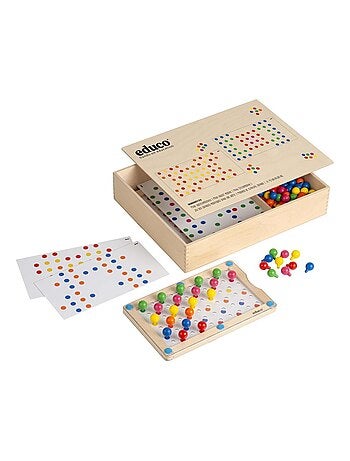 Apprendre les mathématiques - Jeu grandes mosaïques - jeu Montessori