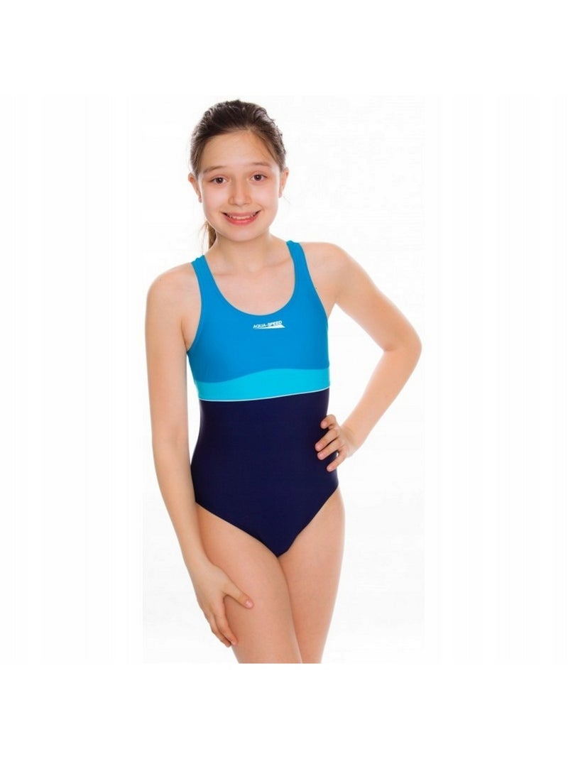 Aqua Speed - Maillot de bain 1 pièce EMILY Bleu Bleu marine - Kiabi