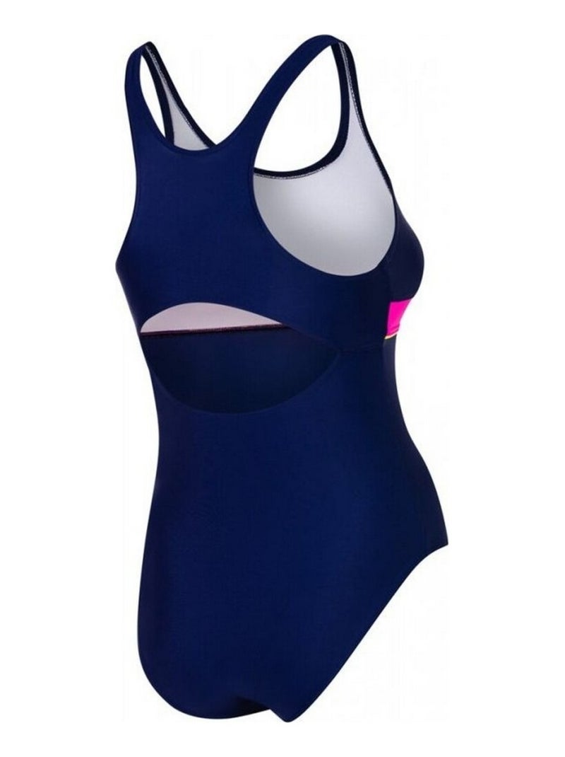 Aqua Speed - Maillot de bain 1 pièce EMILY Bleu Rose - Kiabi