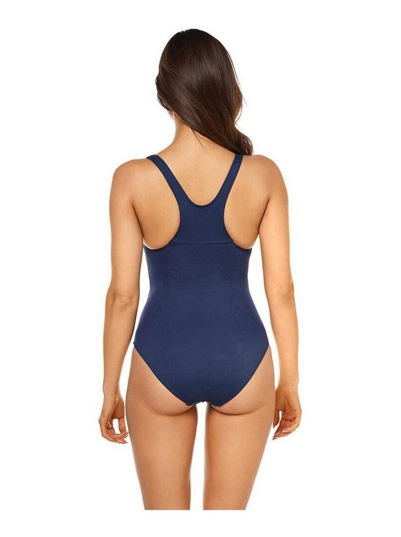 Aqua Speed - Maillot de bain 1 pièce STELLA Bleu marine - Kiabi